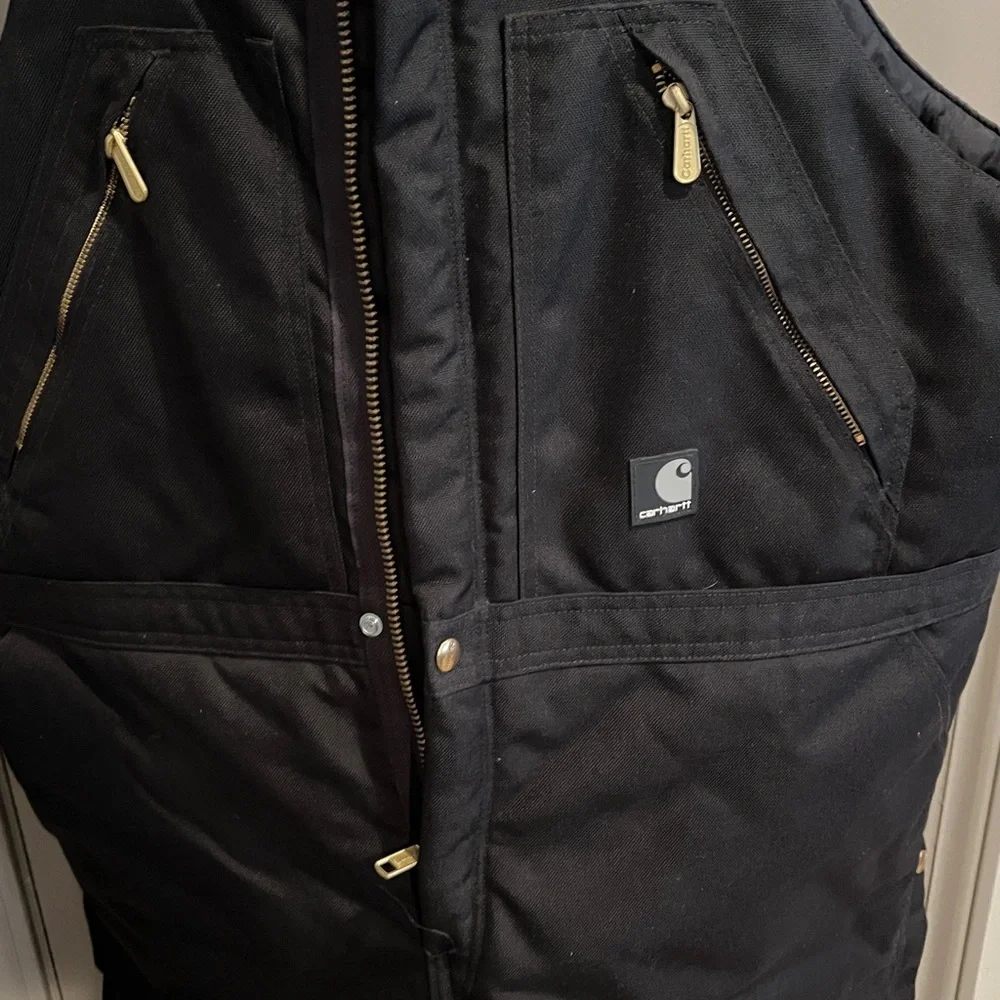 Carhartt Black Bib Overalls - Picture 2 of 6
